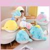Плюшевая игрушка Радужный кит Милая морская животная мягкая кукла Украшение Детский подарок