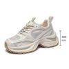 Xiaohongshu popular dad shoes women's spring and summer thick-soled versatile mesh breathable heightening lightweight women's sports running shoes