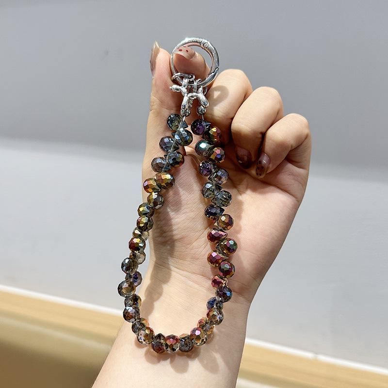 Модный набор браслетов из хрустальных бусин и брелок: Элегантный аксессуар для пары