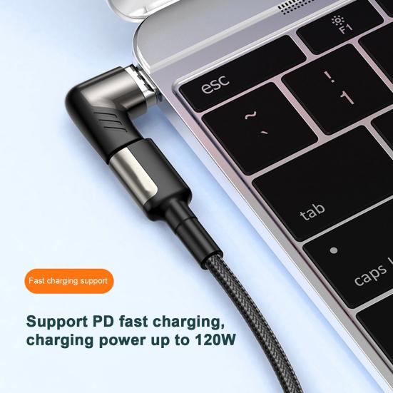 Type-C Magnetic Adapter 6A PD120W Alloy Quick Charge Aluminum To USB C Converter Type-C Computer Accessories