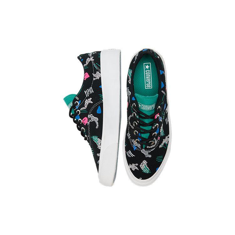 Converse Skid Grip CVO Archive Print - Черные кроссовки унисекс Court-Green White 170725C