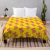 Punks Not Dead – Bold Punk Rock Typography Statement Throw Blanket