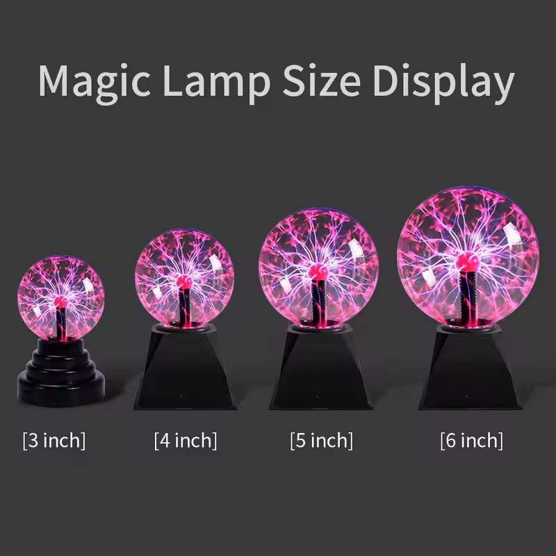 Волшебный плазменный шар лампа USB Электростатический сенсорный атмосферный ночник Новинка лампа Детский день рождения Рождественский подарок