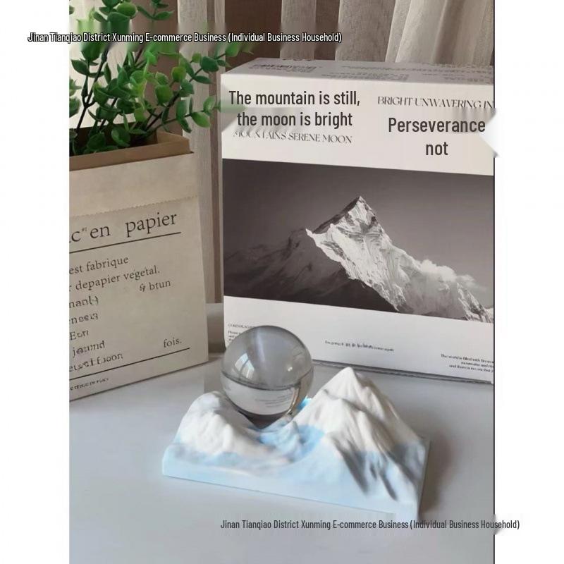 Galaxy Aroma Gradient Blue Diffuser Stone Ornament Night Light - Gift Box for Boys and Girls' Birthday or Graduation