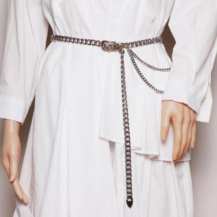 Women's Fashion Multi-Layered Metal Waist and Body Chain