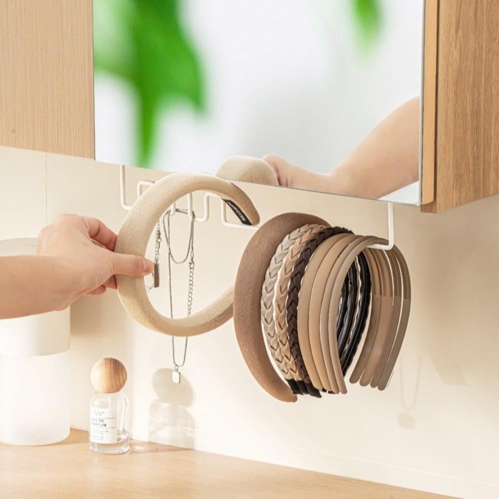Space Saving Mirror Cabinet Hanger Wall Mounted Under-sink Hanging Shelf Bathroom Use