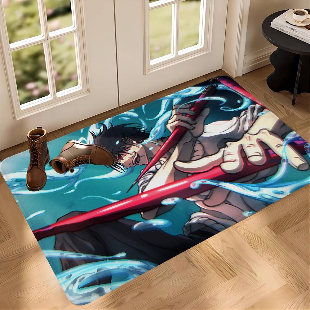 Kaisen Toji Anime Floor Mat Rectangle Anti-slip Home Soft Badmat Front Door Indoor Outdoor Mat Welcome Doormat