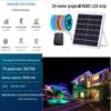 Светодиодная лента Solar Dreamcolor: Водонепроницаемый, с дистанционным управлением, работающий от солнечной энергии, для использования на открытом воздухе.