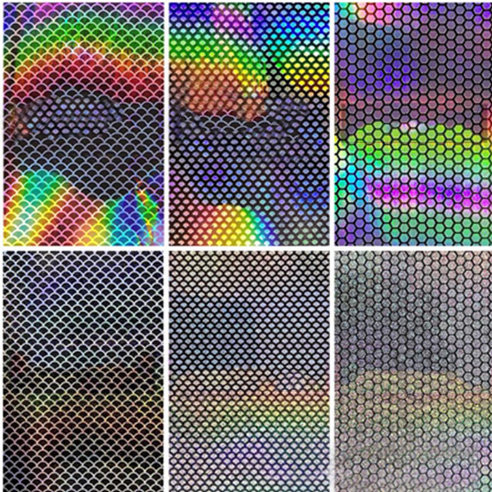 10*20 см рыболовная приманка, флэш-лента, материал для завязывания мушек, наклейка с изменением цвета, голографическая клейкая пленка