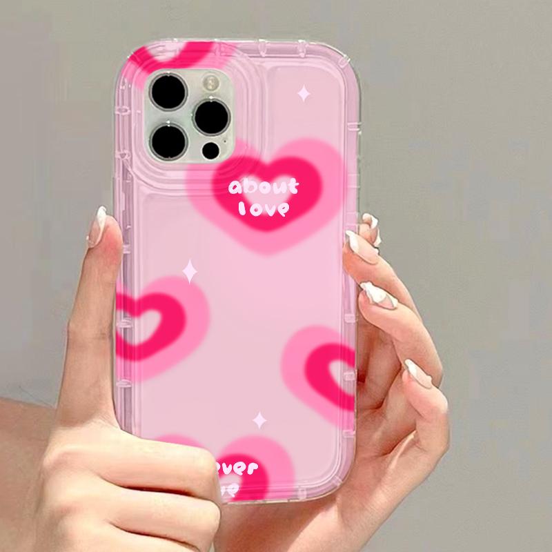 Чехол для телефона Love Heart для iPhone 11 Fundas Iphone 13 14 15 Pro Max 12 XR 7 8 Plus X Xs SE 15promax 13promax Мягкий чехол из ТПУ