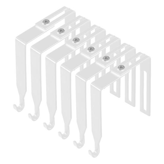 2/4/6/8/10Pcs Adjustable Outdoor Light String Hooks Rustproof Strong Load-bearing String Light Hanger Hooks Cable Cord Holders