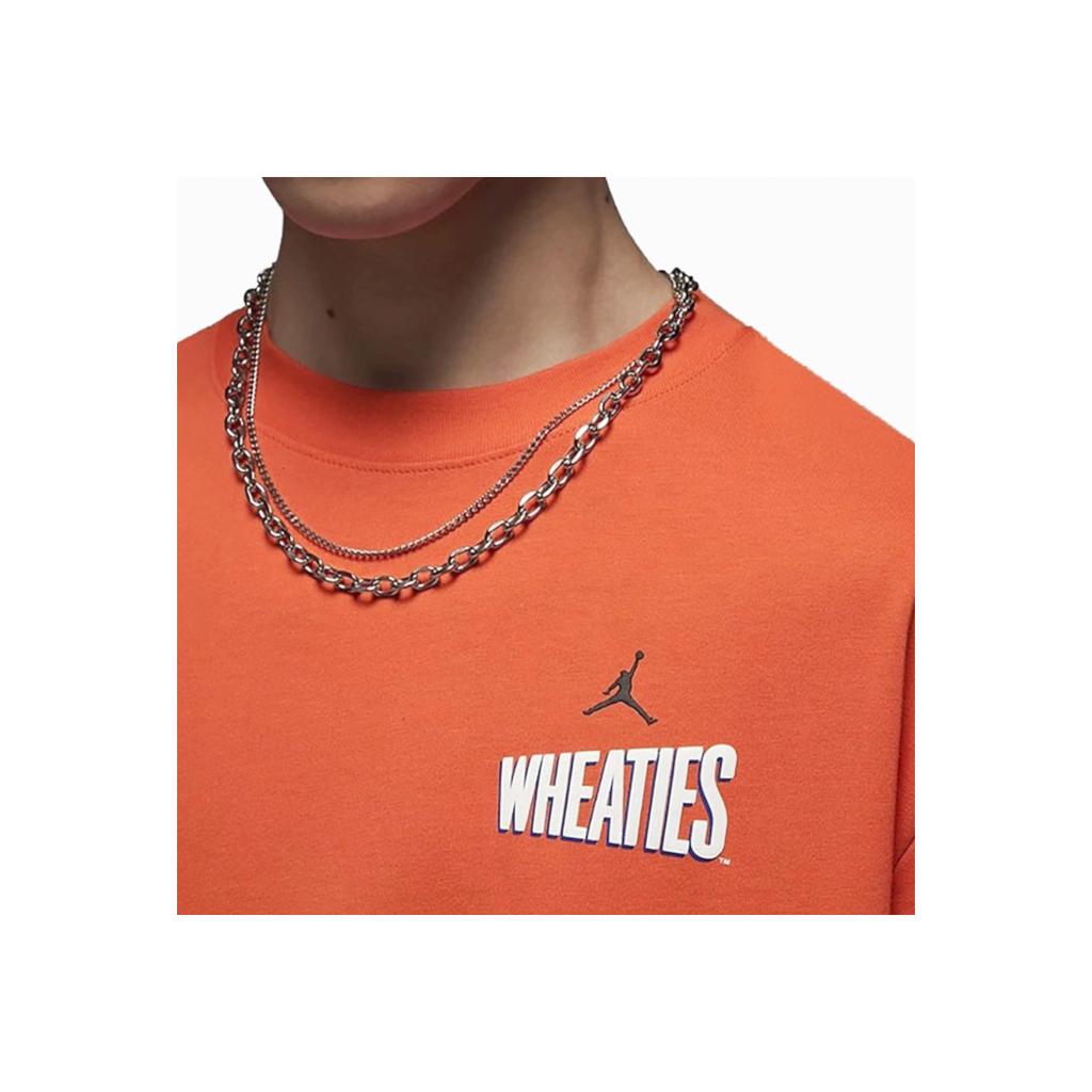 Jordan Футболка с длинными рукавами и логотипом. Мужские топы оранжевого цвета DV8429-817