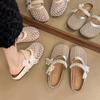 Flat-bottomed Bag Head Half Slippers Women's Summer Wear 2025 New One-pedal Fairy Wind Mesh Single Shoes Cool Slippers