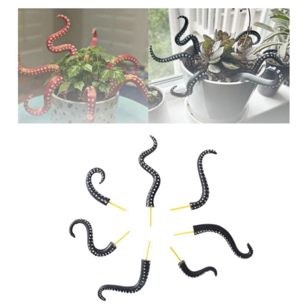Garden Decor Sea Tentacle Resin Decoration 7-piece Set Tentacle Plant Post Decoration Home