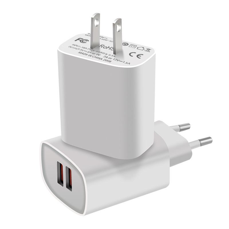 5V3A Power Adapter Single and Double USB Interface US and European Specifications Mobile Phone Fast Charging Charger Head