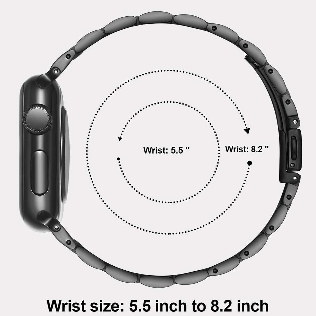 Ремешок из нержавеющей стали для Apple Watch Band 49 мм 42 мм 44 мм Металлический браслет iWatch Ultra Серия 8 7 6 SE 5 4 3 для женщин 45 мм 41 мм