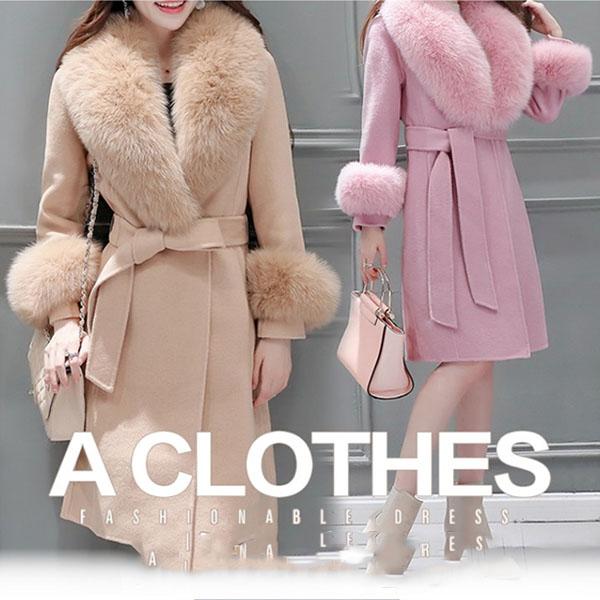 Модное и элегантное женское шерстяное пальто средней длины, зимнее облегающее съемное шерстяное пальто на шнуровке