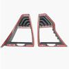 2PCS Carbon Fiber ABS Car Front Air Outlet Refit Frame Trim Cover Sticker Interior Accessories For BMW X3 G01 X4 G02 IX3 2018-21