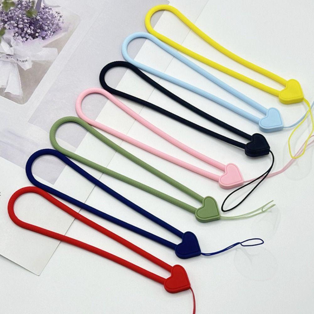 Silicone Mobile Phone Strap Phone Lanyard Phone Hanging Rope Wrist Hand Strap For Mobile Phone