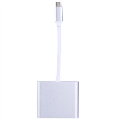 3 в 1 USB 3.1 Type C на HDMI USB 3.1 цифровой многопортовый адаптер с зарядным устройством порт для зарядки