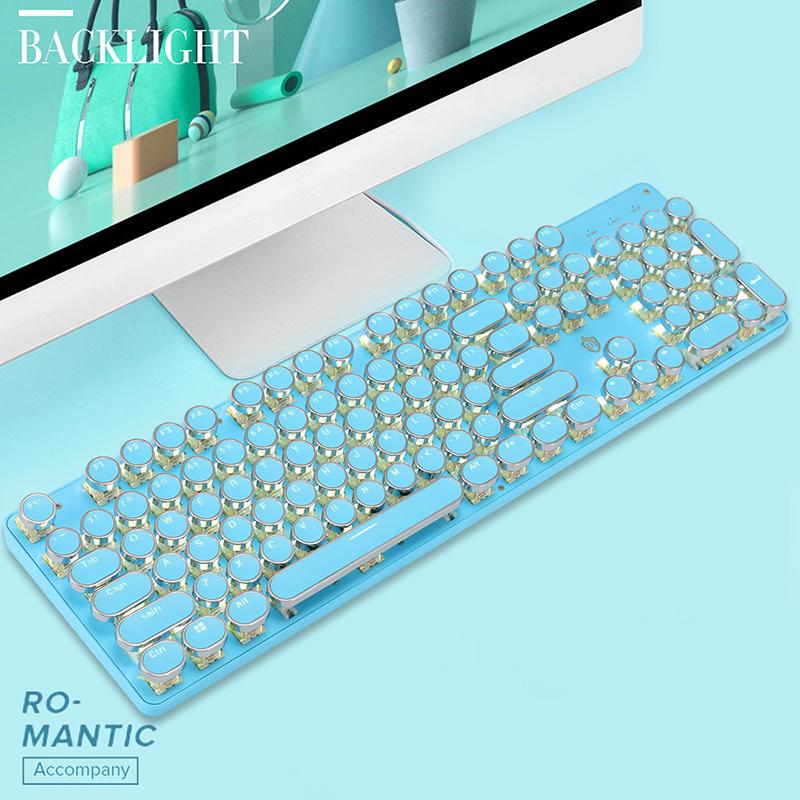 104 клавиши Ретро круглые колпачки для ключей Double S Diy Keycap с подсветкой Механическая клавиатура