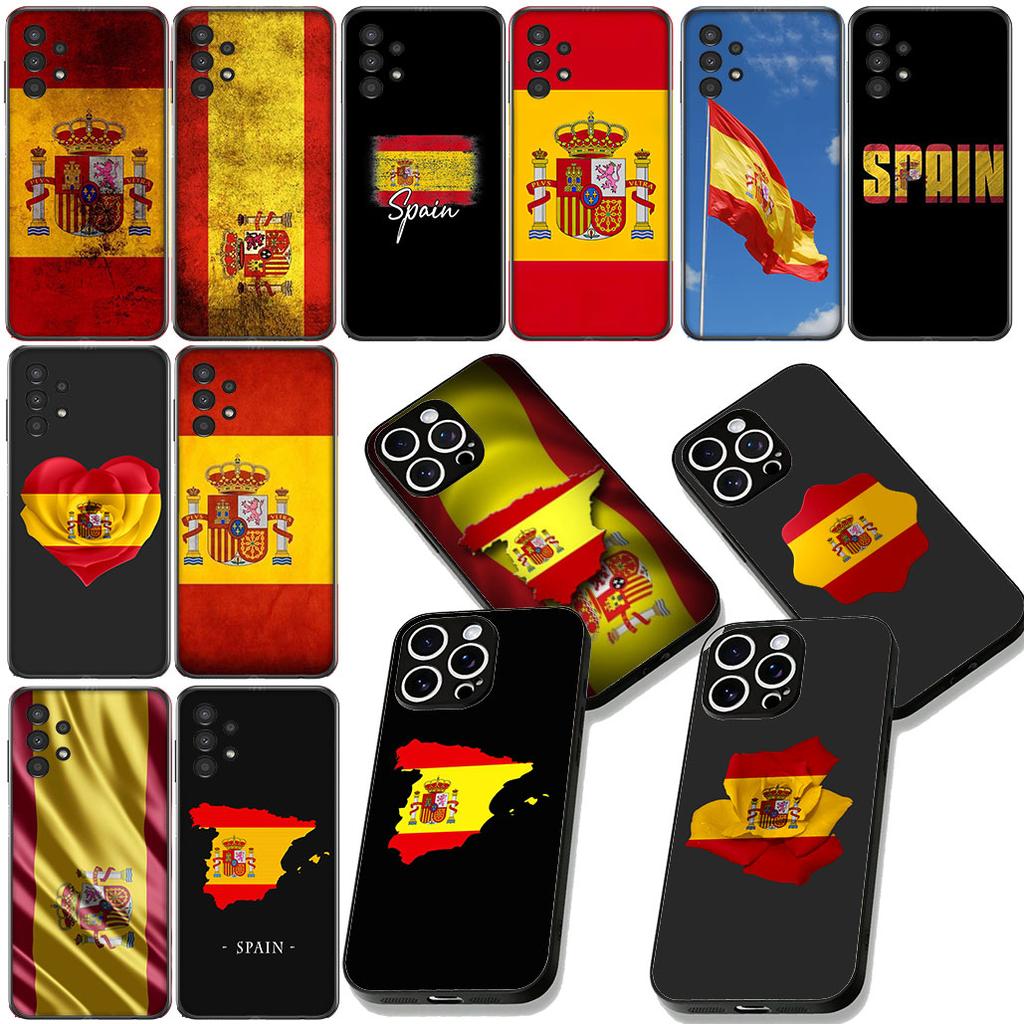 Spain Flag Phone Cover for Xiaomi Redmi Note 13 14 ProPlus Pro Plus 14C A4 13C Pro+ Note14 Protective Case