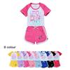 5040 Детский Девочки POP Rumi Zoey Mira Принт Футболка Шорты Спорт Спортивный костюм Комплект одежды