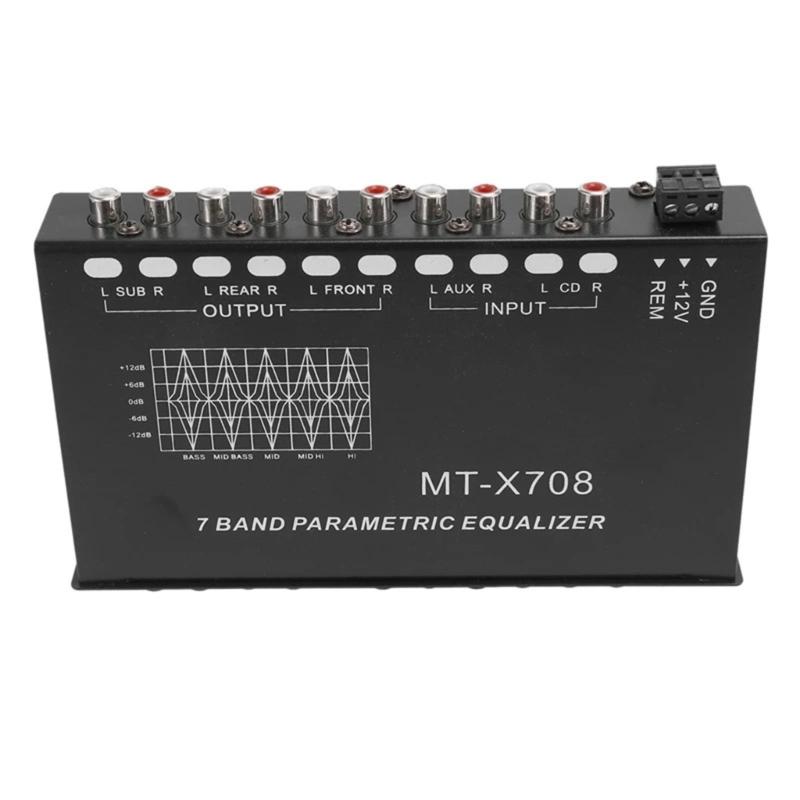 7 Band Car Stereo Equalizer Offering Customizable Sound Setting for Ultimately Listening Pleasure Enhanced Sound Quality
