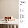 Vertical Grain Travel Tea Set Kit Vintage Set of Cups 1 Pot 3 Cups Household Tea Making Organizer Portable Outdoor Handbag Craft