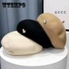 Love Heart Wool Beret Korean Fashion Women Beanie Hat High Quality Female Autumn Winter Face Little Artist Painter Hat