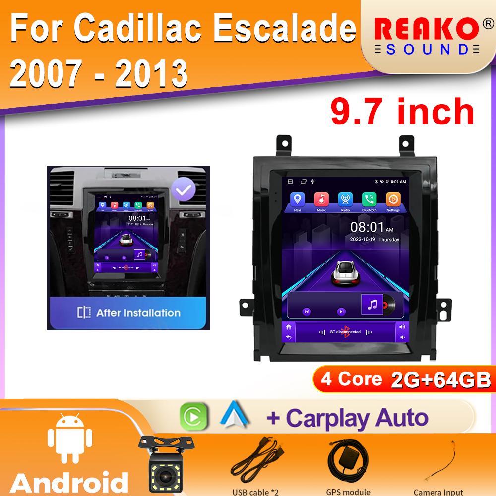 Для Cadillac Escalade 2007 2008 2009 2010 - 2013 Android Car Stereo Radio Multimedia Video Player WIFI GPS Carplay Head Unit