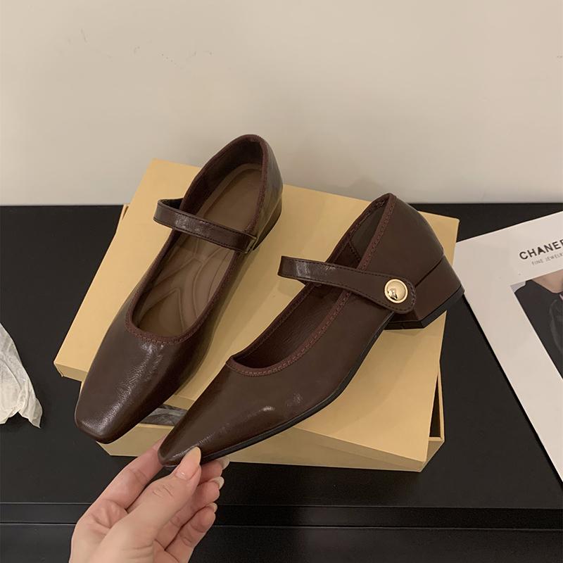 Весенние женские туфли Мэри Джейн, модные туфли с мелкой пряжкой, дизайнерские винтажные женские повседневные туфли в уличном стиле