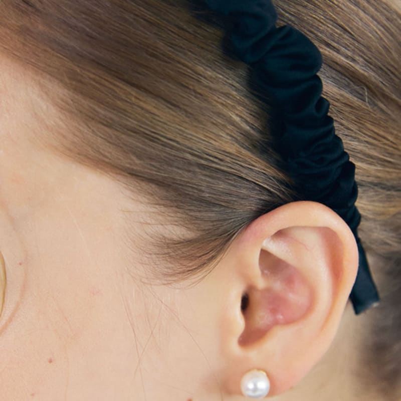 НУОЙ Волнистая тканевая повязка для волос