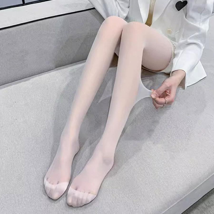 Women's silk stockings, solid color, ultra-thin anti hook, light leg artifact, sexy silk stockings, pantyhose