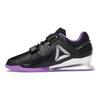 Reebok Legacy Lifter Удобные прочные кроссовки для тяжелой атлетики с низким верхом Женская обувь Черный Фиолетовый DV6231