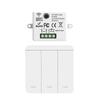 AC85-265V Wireless Smart Switch 1/2/3Gang Remote Control Switch Wall Panel Switch  Home Automation