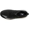 Mizuno Кроссовки NEO VISTA для бега, толстые, черные x темно-серые x светлые, 2E, для джоггинга, марафона, тренировок, спорта, легкие, упругие, подошва, серые, 24,5 см,