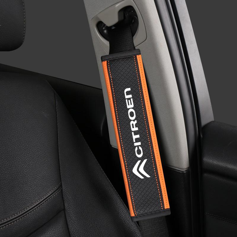 Car Safety Belt Shoulder Pad For Citroen C1 C2 C4 C5 C3 C4L C8 Berlingo Xsara Picasso crosser C-ELYSEE JUMPY NEMO Accessories aiu256