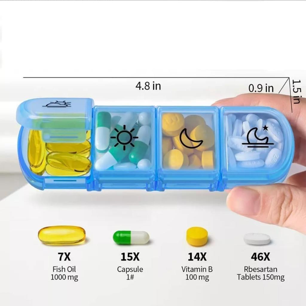 Weekly Medicine Organizer 3 Times A Day Large 7 Day Daily Medicine Planner Container Case 21