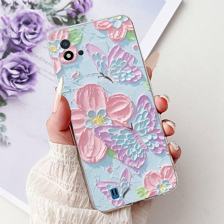 Cute Cartoon Case For Realme C11 (2021) Soft Silicone TPU Back Cover For Realme C11 2021 RMX3231 Phone Cases