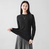 Autumn and Winter New Korean Version Slim and Thin Inner Velvet Round Neck Long-sleeved Versatile Thermal Top