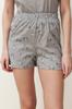 Women's Fashion New Pajama Set Gray Cotton Rabbit Pattern Knitted Pajama Set