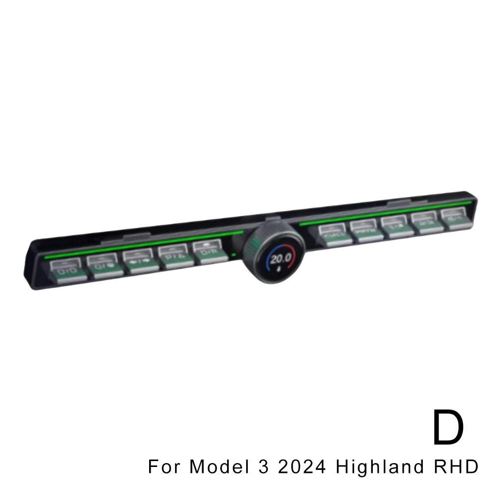 Для Tesla Центральный экран управления Физическая кнопка Правый руль 3-в-1 ЖК-ручка Оригинальная автоматическая система Многофункциональный контроллер