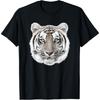 Bengal White Tiger Head T-Shirt