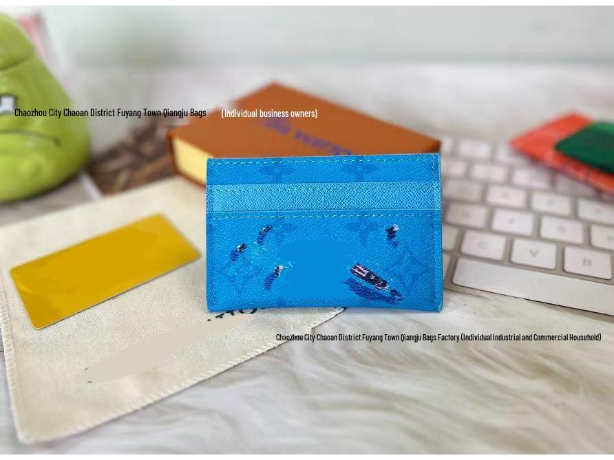 Цветной держатель для карт с граффити - Маленькая сумка из праздничной серии в стиле INS