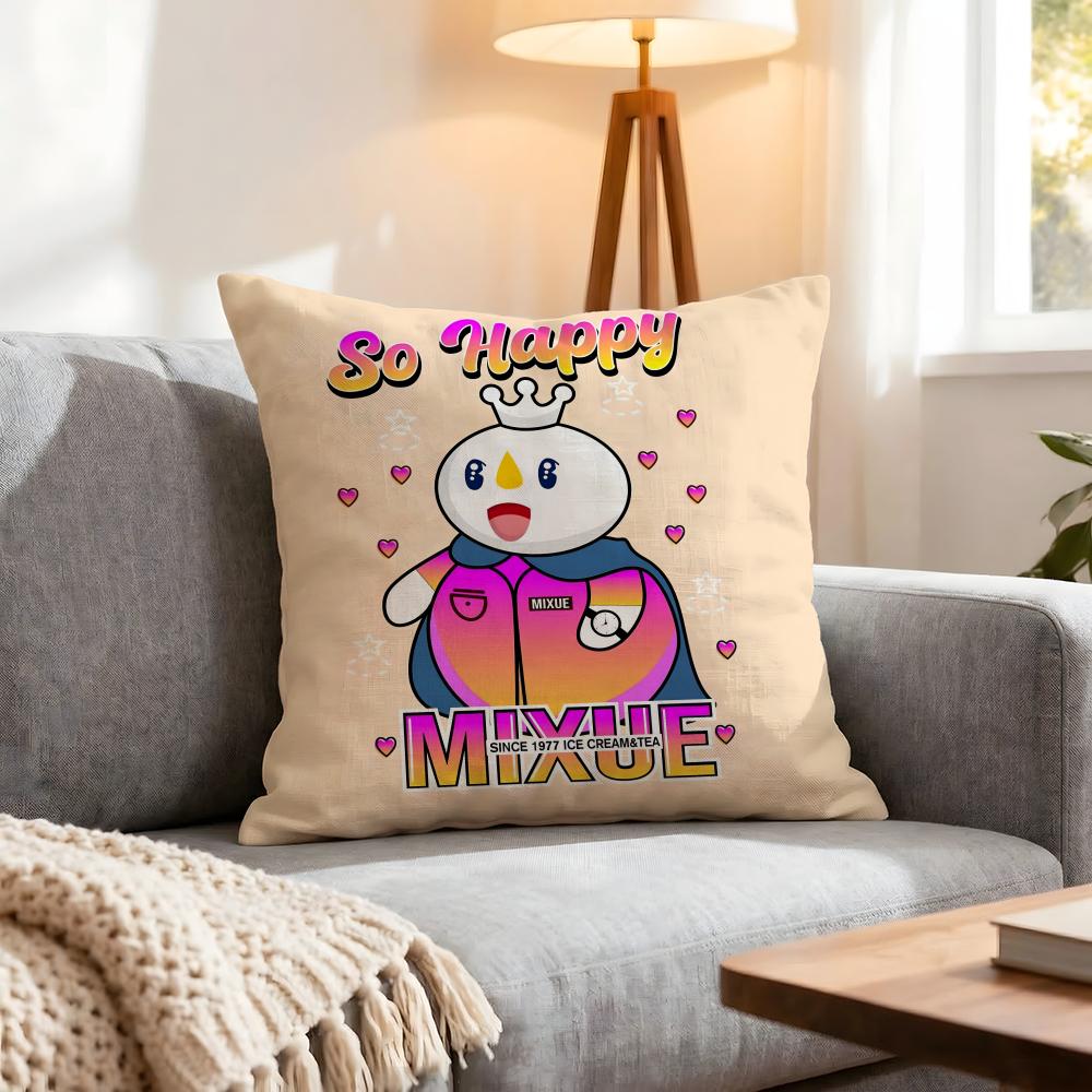Brand Mixue Cushion Cover 1Pcs Decorative Covers Soft Cushion Case For Sofa Couch Decor 40X40 45X45 Pillowcases