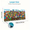 Mr. Men Little Miss Custom Name Large Size Mouse Pad Large Gaming Table Cushion Non-slip Laptop Tablet Big Mousepad XXL Mat Mini PC Playmat With Lock 
