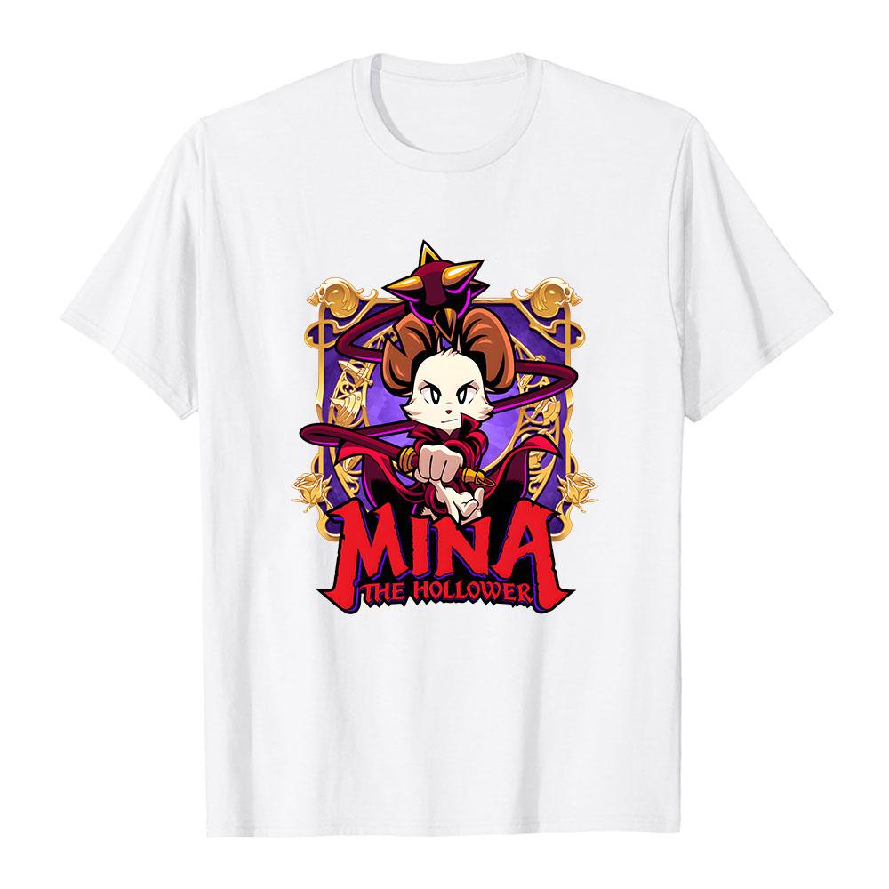 Mina The Hollower T-shirt Summer Unisex Streetwear Short Sleeve Cotton O-neck Fashion Tshirts Graphic Tee