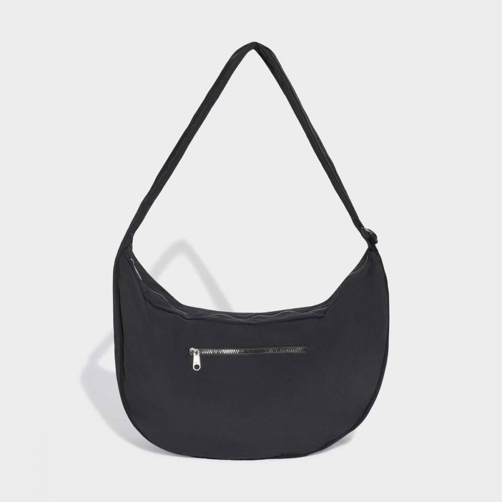 Adidas Everyday Icon Half Moon Crossbody Bag Black Kr9049