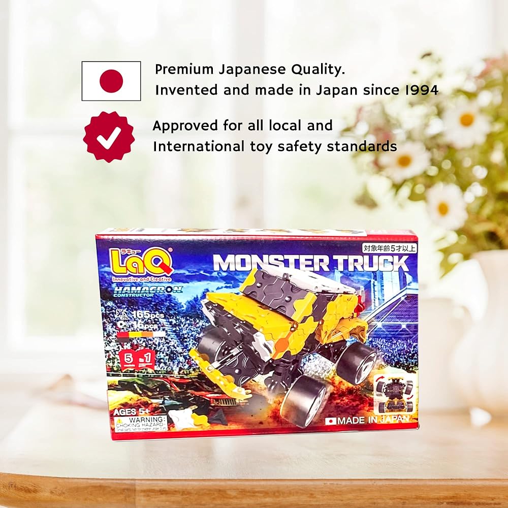 Yoshiritsu LaQ Hamacron Constructor Монстр-трак Набор для сборки Образовательная игрушка